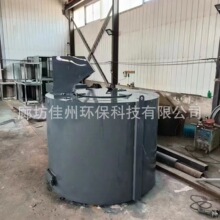 坩埚熔化炉 山东生物质颗粒化铝炉 废旧金属电池冶炼再生铝熔炼炉
