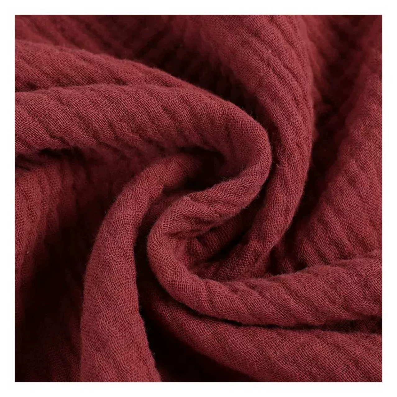 Ткань из чистого хлопка, двухслойная марлевая креповая ткань, ткань из чистого хлопка с эффектом крэш для младенцев и детей, для домашней одежды, одежды для беременных, ткань для пижам, тонкий стиль.