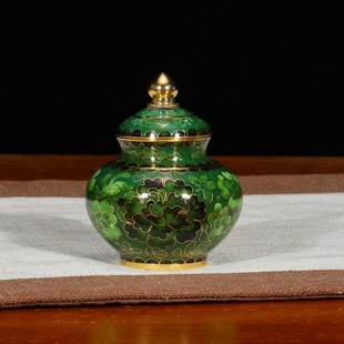 Beijing cloisonne arts and cultural gifts ornaments traditional copper tire cloisonne enamel polished 3 inch color 100 cans