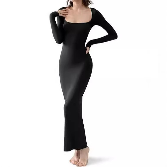 Amazon Sexy dress Spice Girls Women's 2024 European and American Women's Women's Spring and Summer New Pit One-step Skirt Slim-fit Long Skirt Amazon Sexy dress Spice Girls Women's 2024 European and American Women's Women's Spring and Summer New Pit One-step Skirt Slim-fit Long Skirt