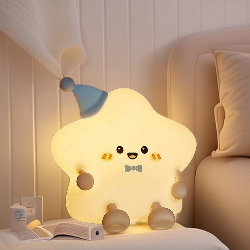 Star Night Light Charging Remote Control Timing Colorful Pat Light Bedroom Cartoon Cute Timing Light Children's Gift Star Night Light Charging Remote Control Timing Colorful Pat Light Bedroom Cartoon Cute Timing Light Children's Gift
