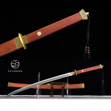 龙泉市刀剑高锰钢手工锻打清刀春秋汉剑一体唐清剑影视宝剑未开刃