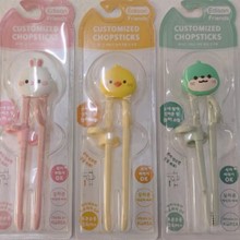 韩国 爱迪生 宝宝学习筷卡通动物学习筷  幼儿儿童矫正筷子