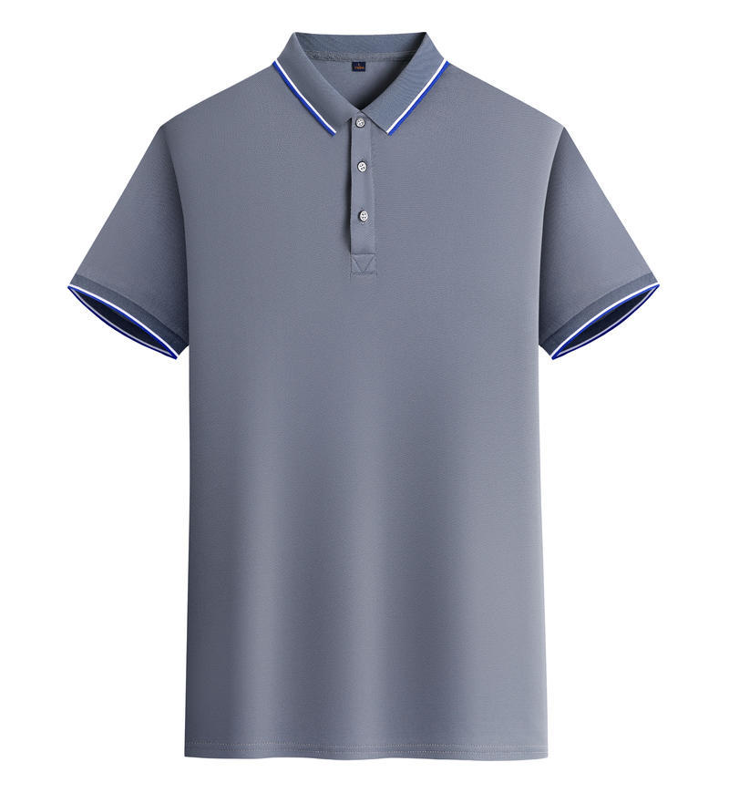 Tiger 180G con solapa polo impresión logotipo de verano ropa de trabajo hombre y mujer de manga corta personalizada camisa publicitaria de moda