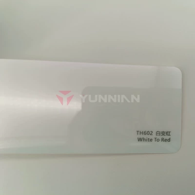 Automotive Film, Color-Changing Film Casting-Grade Color-Changing Car - 15215m-5-years-warranty-tpu-white-to-red-water-sticker