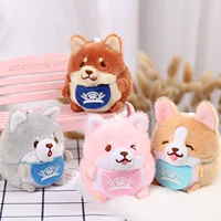 Милый плюшевый рюкзак Shiba кулон верность собака маленькая игрушка кукла Muppet Свадебный захват кукла оптовая продажа