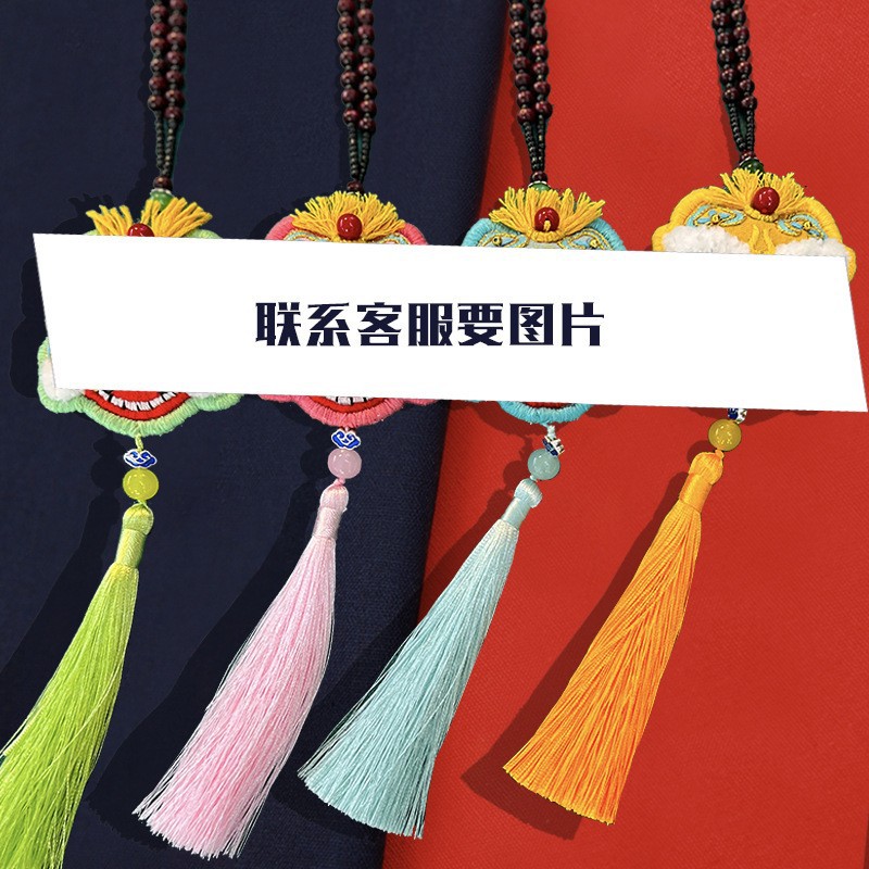 Nuevo Lu Bordado Diy Paquete de material hecho a mano Bordado Bolsita creativa Regalo de punto de cruz Bolsita colgante de estilo antiguo