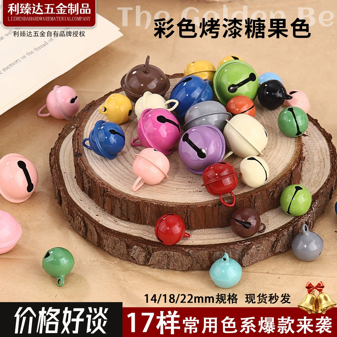 14-22mm слово аэрозольная краска цветной колокольчик подвеска небольшая подвеска diy брелок аксессуары для домашних животных маленький колокольчик