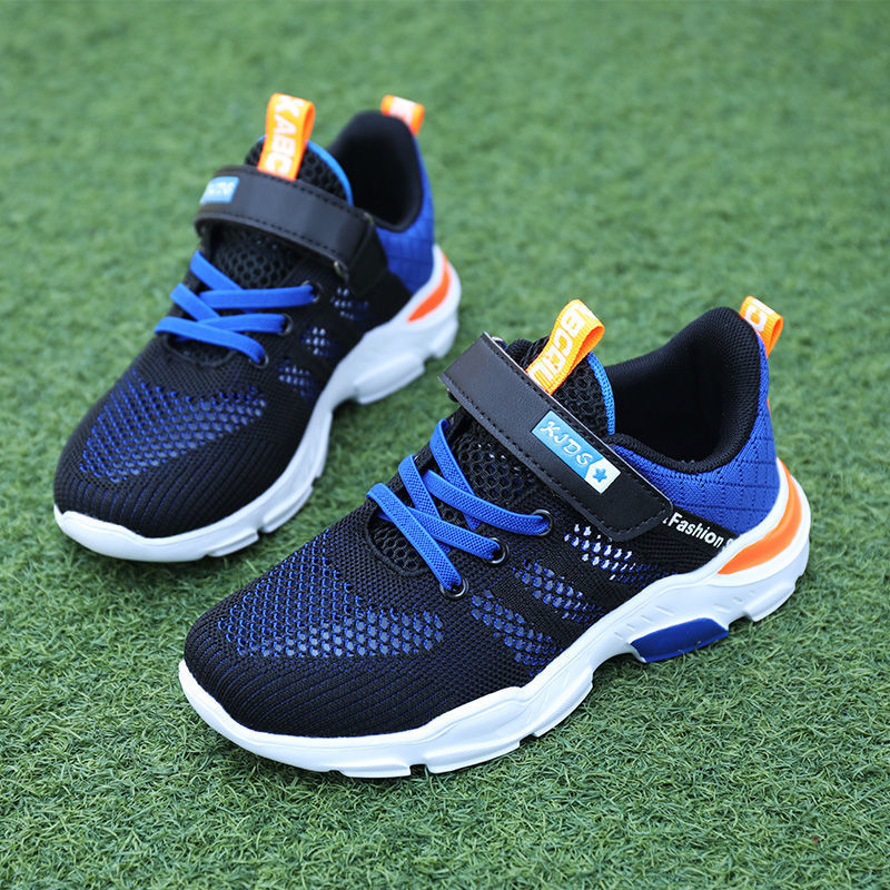 Zapatos infantiles para niños Zapatos deportivos para niños 2022 nuevo primavera y otoño Zapatos de malla transpirables para niños de edad media y media