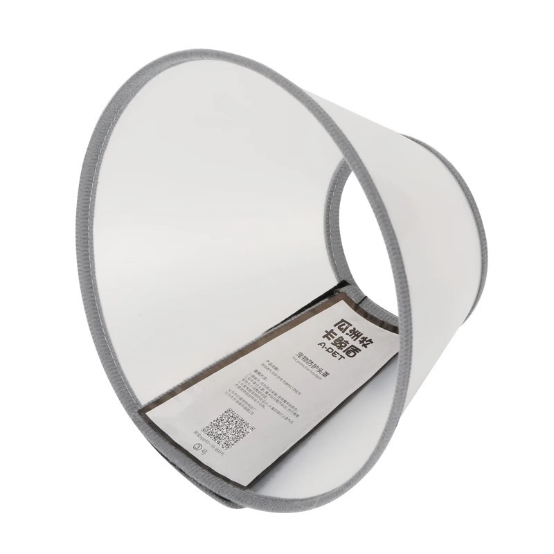 Elizabeth Circle Dog Cat Collar Cuello Anti-lamiendo y anti-morder Soft Elizabeth White Circle Pet Head