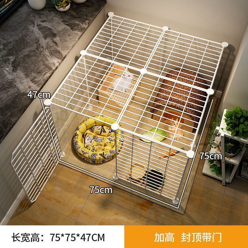 荷兰猪笼子新式家用大号室内专用豚鼠兔子窝别墅房子宠物柜笼围栏|undefined