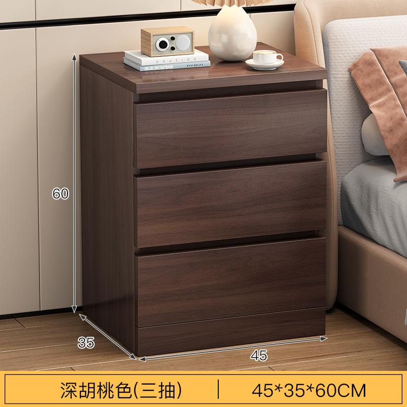 Mesa de noche simple moderno blanco dormitorio gran gabinete de almacenamiento económico simple mesita de noche gabinete rack de almacenamiento