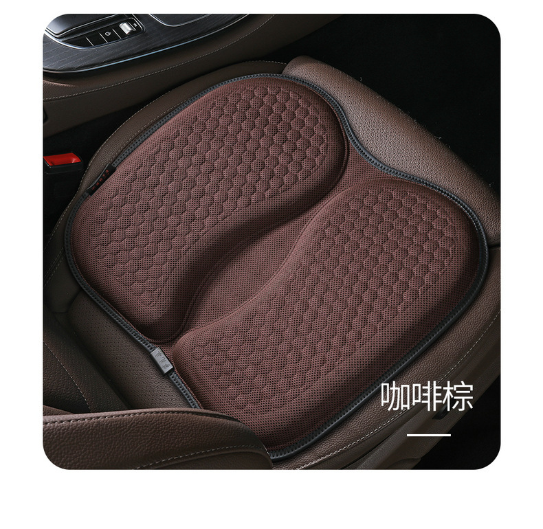 Honeycomb Gel Car Seat Cushion Gel Summer Silicone Cooling Cushion Office Sedentary Breathable Chair Cushion Butt Cushion