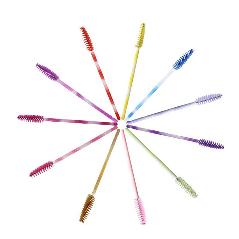 Nylon two-color brush for eyelashes