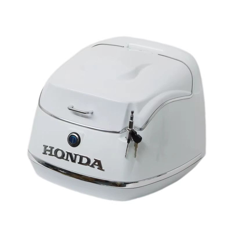 Suitable for Honda Nw F125 Motorcycle Tail Box, Retro Trunk, Scooter Cargo Box, Helmet Box Modification Accessories