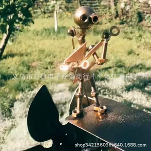 Hot-Selling Handmade Metal Guitar Windmill Metal Guitar Windmill Decoration
