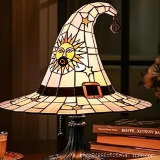 現物国境を越えた独立駅の新型Witch Hat Lamps創意家庭ゴシック式夜灯プレゼント女|undefined