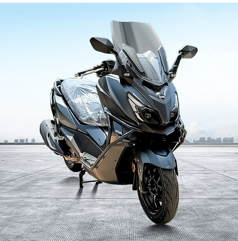Suitable for Sanyang Cruiser 250 Bumper Anti-Fall and Anti-Collision Scooter Bumper Front and Rear Fully Surrounded Protective Bar Modification
