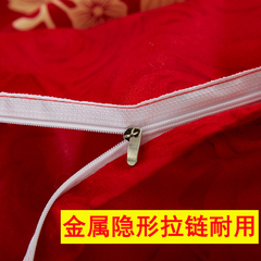 Internet celebrity thickened pure cotton Korean princess style bed skirt four-piece set 1.8m bed cover double person all cotton quilt cover bed cover Wang Jin 