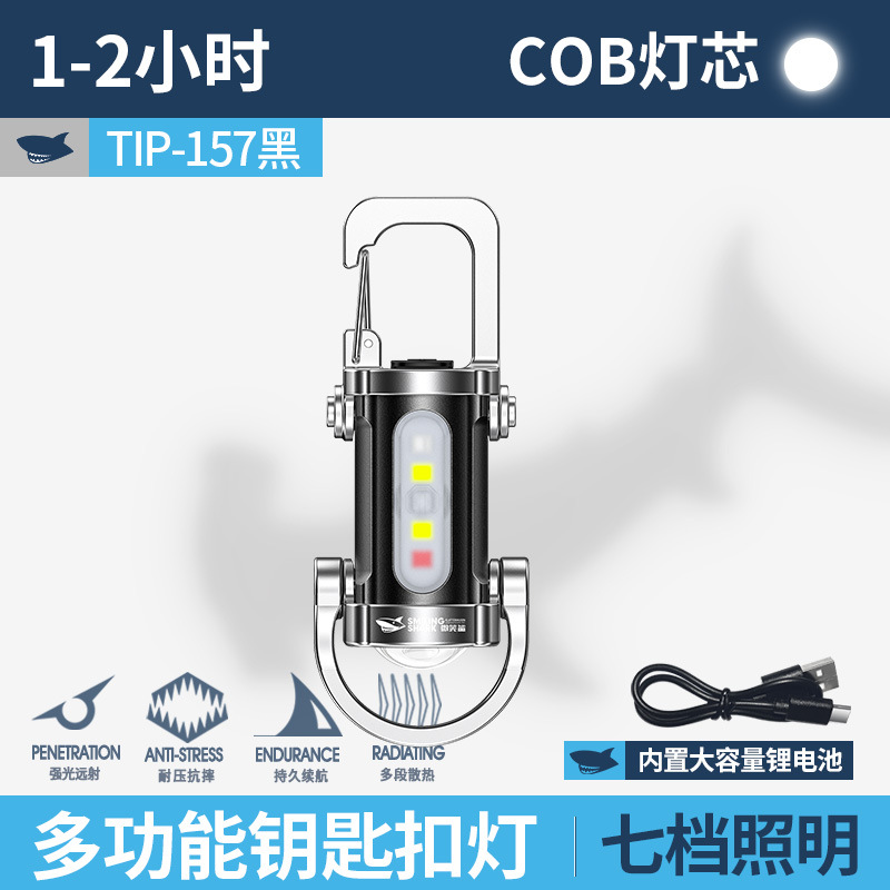 TIP-157 미니 키체인 라이트 [플라스틱, 내장 배터리 400MAH]