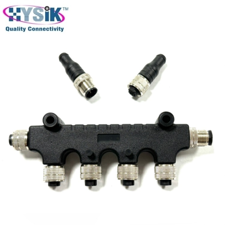 NMEA2000 onboard system 5-core waterproof splitter one-to-three multi-port male and female plug adapter NMEA2000 onboard system 5-core waterproof splitter one-to-three multi-port male and female plug adapter