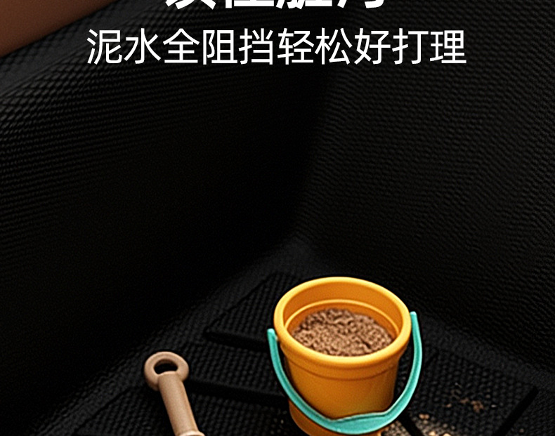 TPE injection-molded floor mats, 0 formaldehyde, one-piece molding, anti-fouling, easy to clean, universal half-cover car floor mats