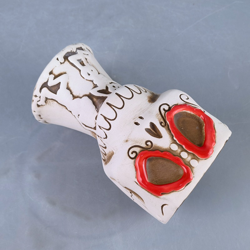 Taza de esqueleto pirata del Caribe Tiki taza de cóctel hawaiana taza de cerámica taza totem taza bar Tiki taza