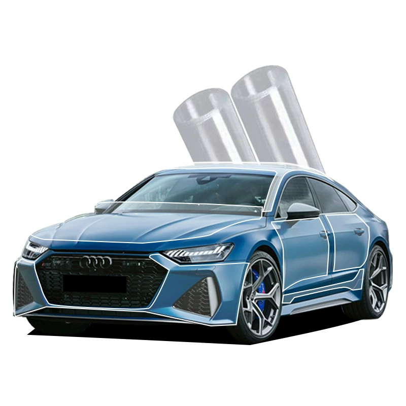 ТПУ Автомобильная невидимая автомобильная краска защитная пленка против царапин, пожелтения, без выпечки, полный автомобиль PPF автоматический ремонт