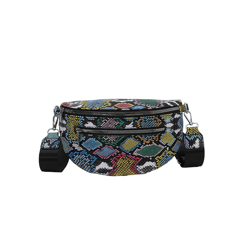 Bolso de cintura de piton para mujeres 2026 tendencia transfronteriza nueva moda europea y americana de moda ocio de viaje de hombro mochila