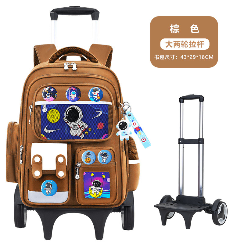 2026 nueva mochila escolar de tirón para estudiantes de primaria 23456 grados mochila de hombro