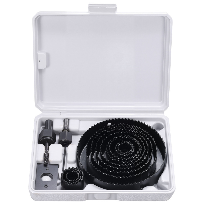 木工穴あけ器11/16pcs穴鋸セットの穴あけ工具はプラスチック石膏ボードで穴を掘ることができます。|undefined