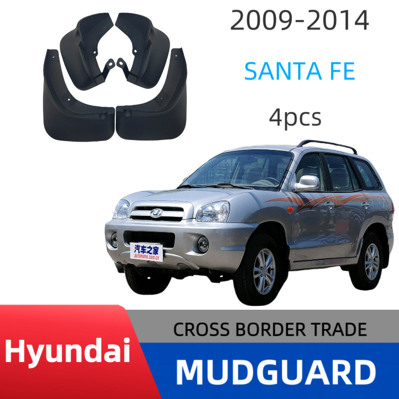 Guardabarros para Huatai Hyundai Santa Fe C9 2005-2014, Guardabarros Especiales para Modificación Todoterreno de Vehículos.