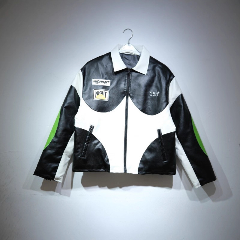 Harley Star Ducati F1 Embroidered Racing Suit Motorcycle Cycling Suit Leather Jacket Casual Long-Sleeved Winter Cotton Suit