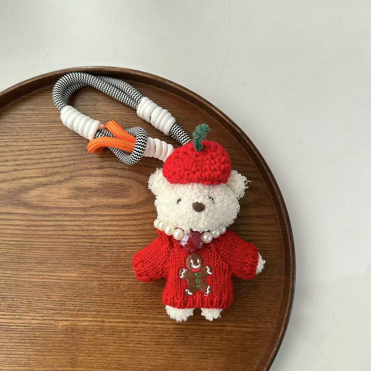 30g Weight Bag Charms Bag Accessories Type 1 Piece Quantity Holiday, Daily Occasion Plush Material Animal, Cartoon Pattern Cute Style 1 Piece Plush Animal Cartoon Bag Charms 9