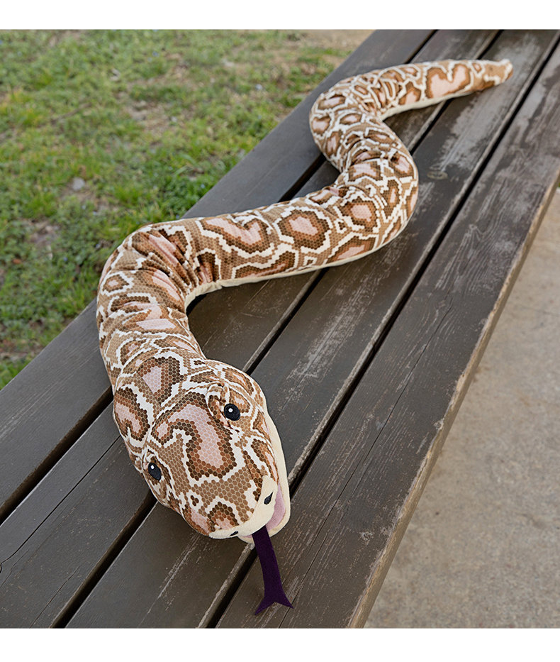 Simulation Python Doll Plush Toy Snake Pillow Cushion Horrifying Scary Rag Doll Funny Tricky Gift Female