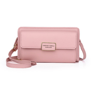 New Single Shoulder Horizontal Square Mobile Phone Bag with Multiple Card Slots Coin Purse Mobile Phone Storage Mini Mobile Phone Bag Wallet for Women