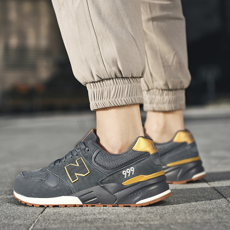 Balabala New Balance Official Website New Model 580 Carbon Gray Orange Men's and Women's Casual Lightweight Couple N Ante Step Shoes