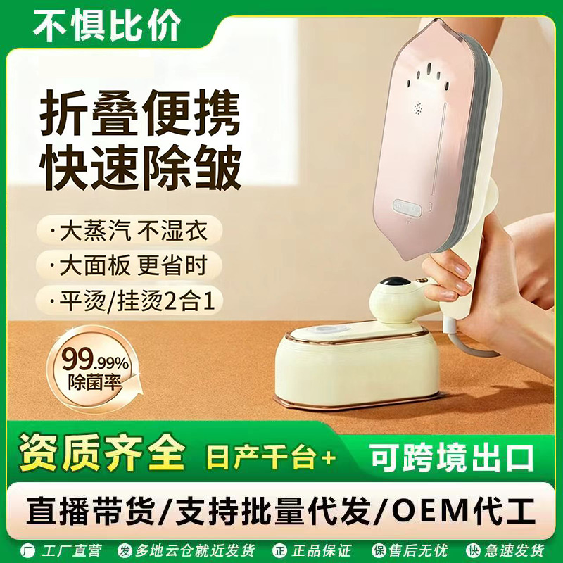 Handheld Garment Steamer for Home Use, Portable Mini Electric Iron, Dry and Wet Separation Ironing Machine, Direct Sales from the Manufacturer
