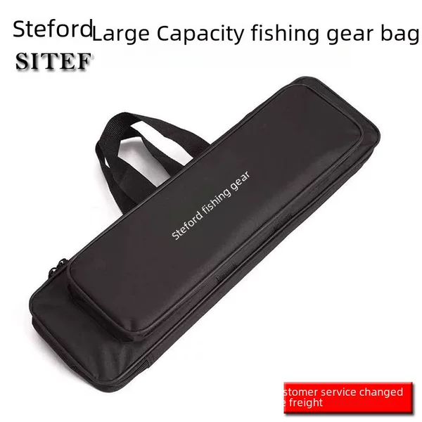 Wholesale fishing gear bag fishing bag fishing rod bag 50cm-to 70cm single layer steel wire light Rod bag table fishing bag