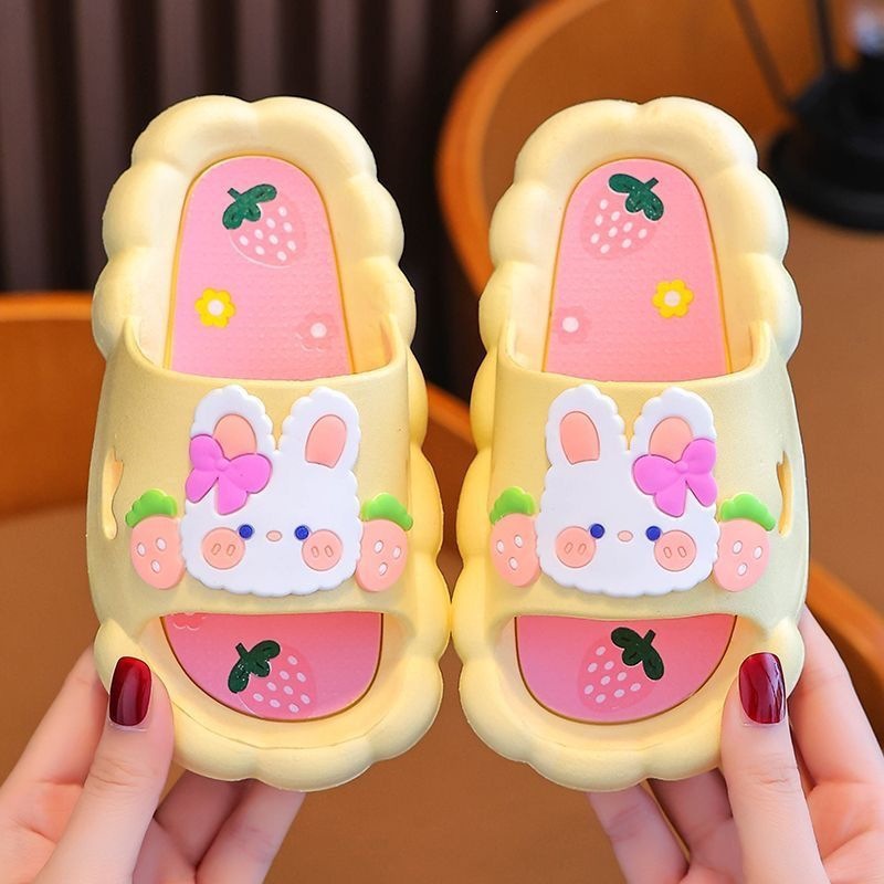 Cartoon cute summer non-slip children's slippers for bathroom