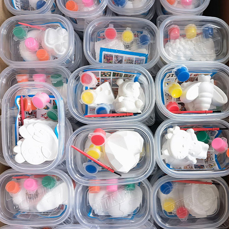 DIY 낙서 석고 인형*1 상자([혼합 스타일]])