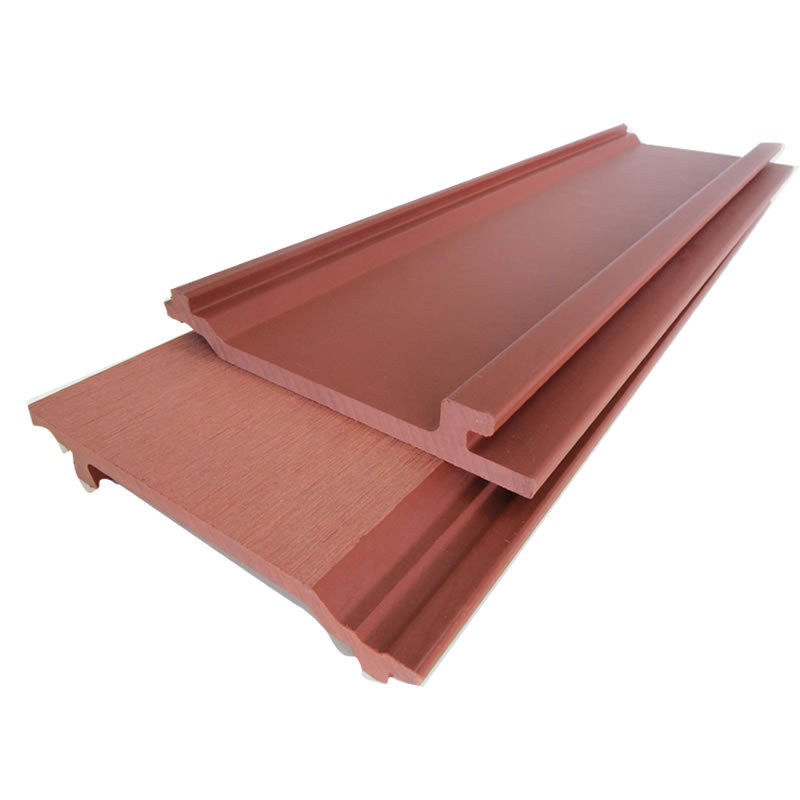 Tablero de plástico de madera tablero de pared al aire libre tablero de pared de madera de plástico decoración de pared de terraza al aire libre impermeable a prueba de moho tablero casa de madera