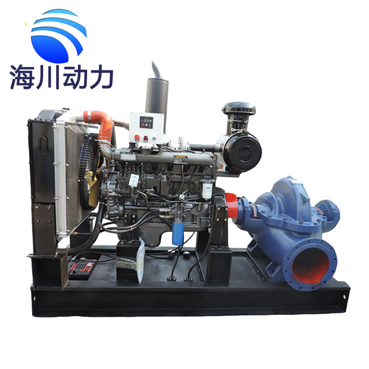 Haichuan Power モバイルポンプ車 ディーゼルエンジンウォーターポンプ一体型ポンプ車 スポット洪水対策・乾燥対策・排水ポンプ車|undefined
