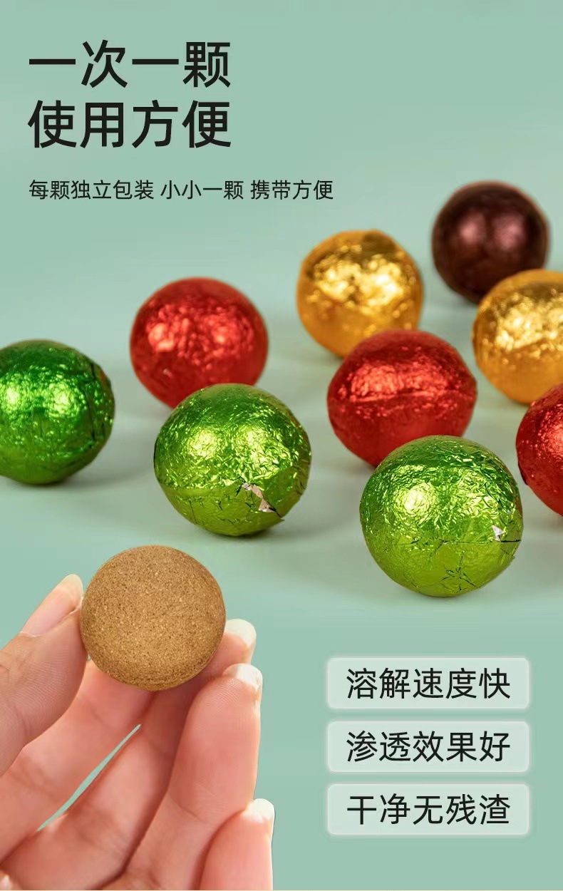 Safflower Herbal Foot Soak Balls Instant Dissolve Foot Bath for Warming Foot Care 15g specifications