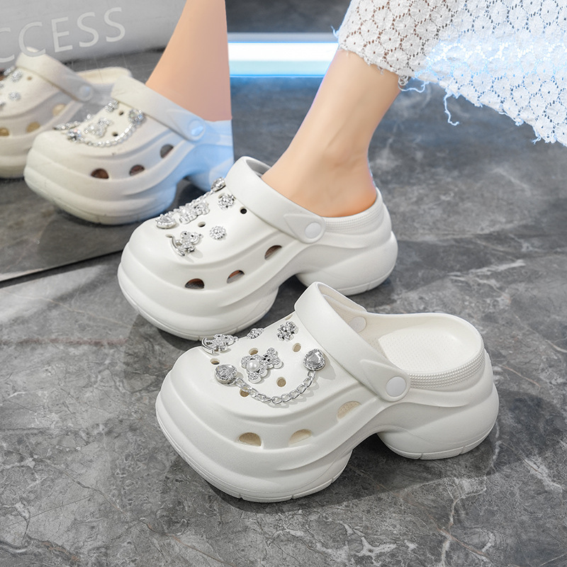 Summer New Style Eva Women's Clogs, Cross-Border New Product, Thick-Soled Casual Shoes, Outdoor Non-Slip Beach Garden Sandals Summer New Style Eva Women's Clogs, Cross-Border New Product, Thick-Soled Casual Shoes, Outdoor Non-Slip Beach Garden Sandals
