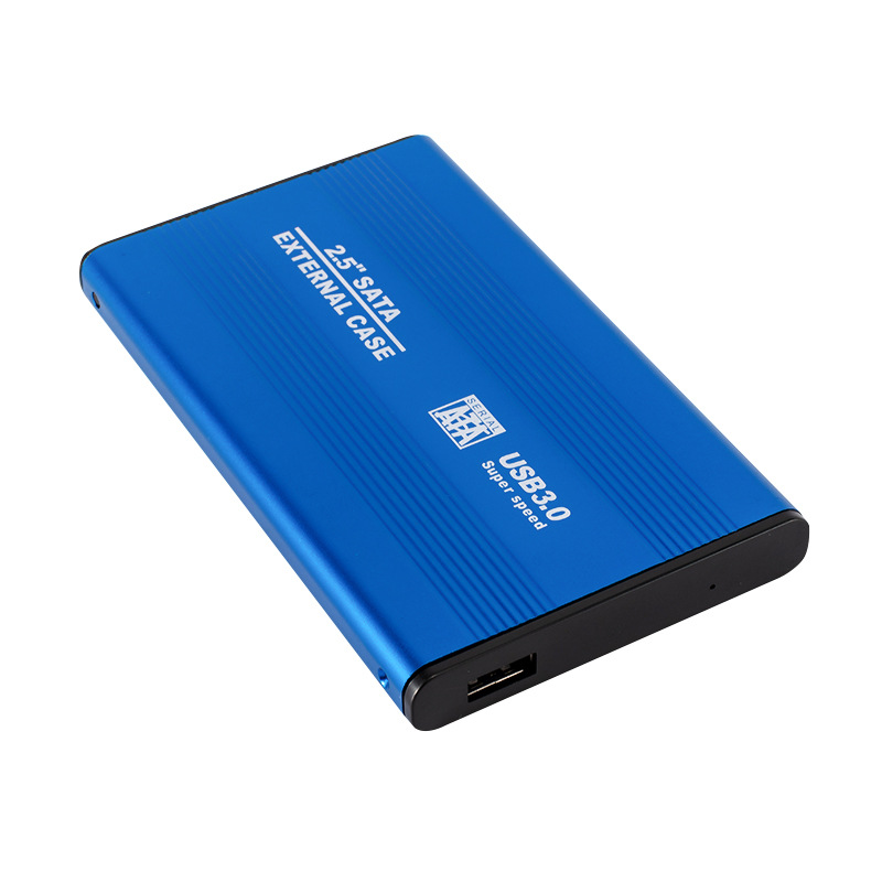 Venta directa de fábrica de 2,5 pulgadas USB3.0 a SATA caja de disco duro móvil aleación de aluminio puerto serie portátil caja de disco duro