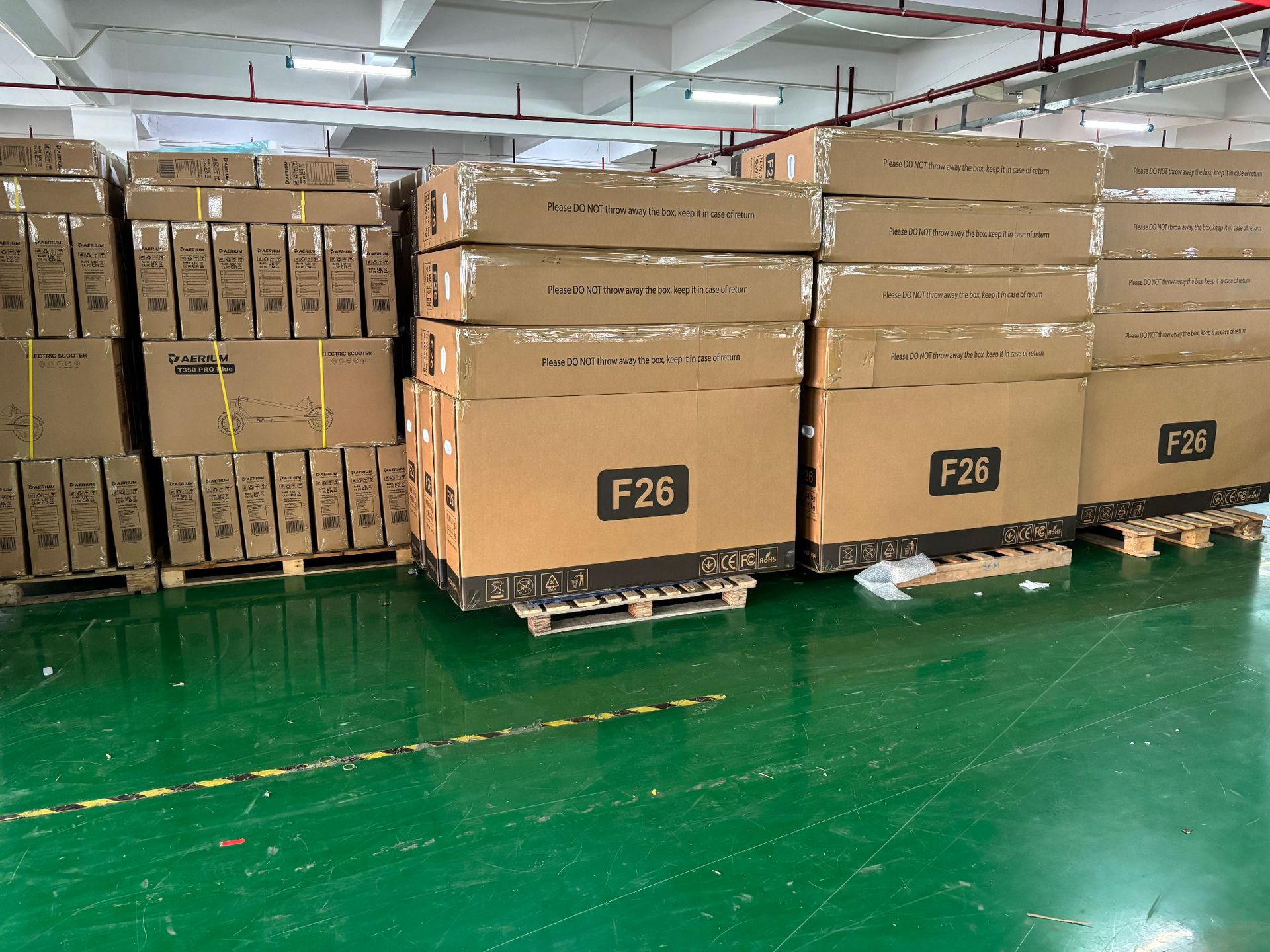 Overseas Warehouse Lithium Battery Electric Scooter Foldable Adult Mobility Two-Wheeled Portable Scooter European and American Export Cross-Border