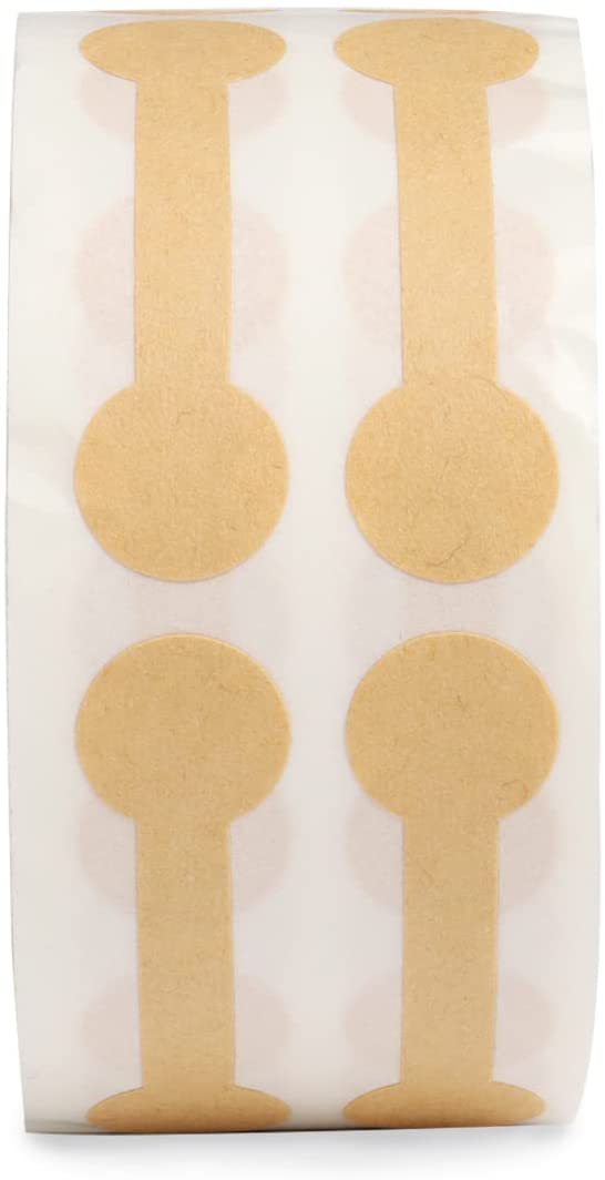 Casual Style Jewelry Price Decorative Natural Kraft Paper Handmade Sticker Label