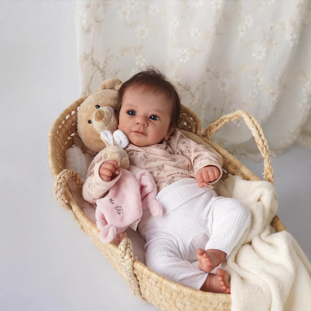 Muñeca realista NPK de 19 pulgadas, bebé recién nacido, suministro transfronterizo, venta caliente, Felicia