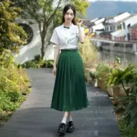 2025 Новый китайский стиль Red Song Национальный стиль Колlege Junior High School College Student Выпускной сезон Поэзия Рекитировка Хоровой комплект